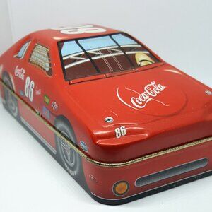 Coca Cola Race No 86 Car Tin Box WX4-66TCD Coke Vintage Rare (8 inches)